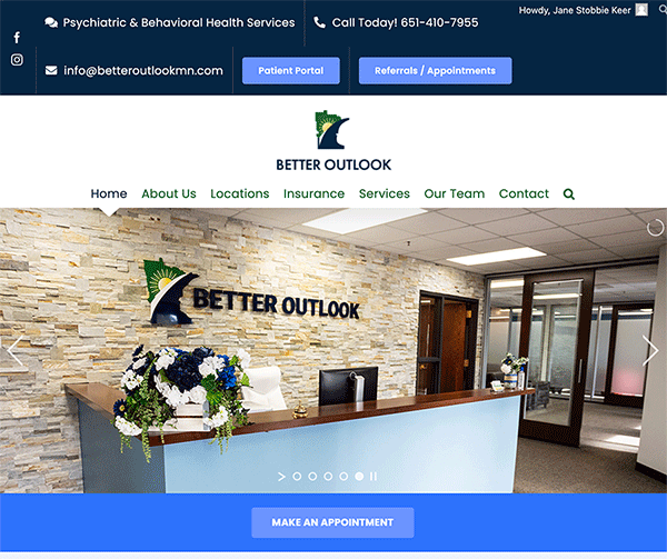 better outlook website screen capture