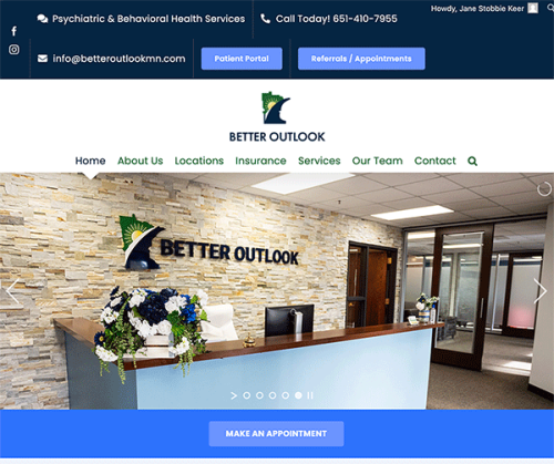 better outlook website screen capture